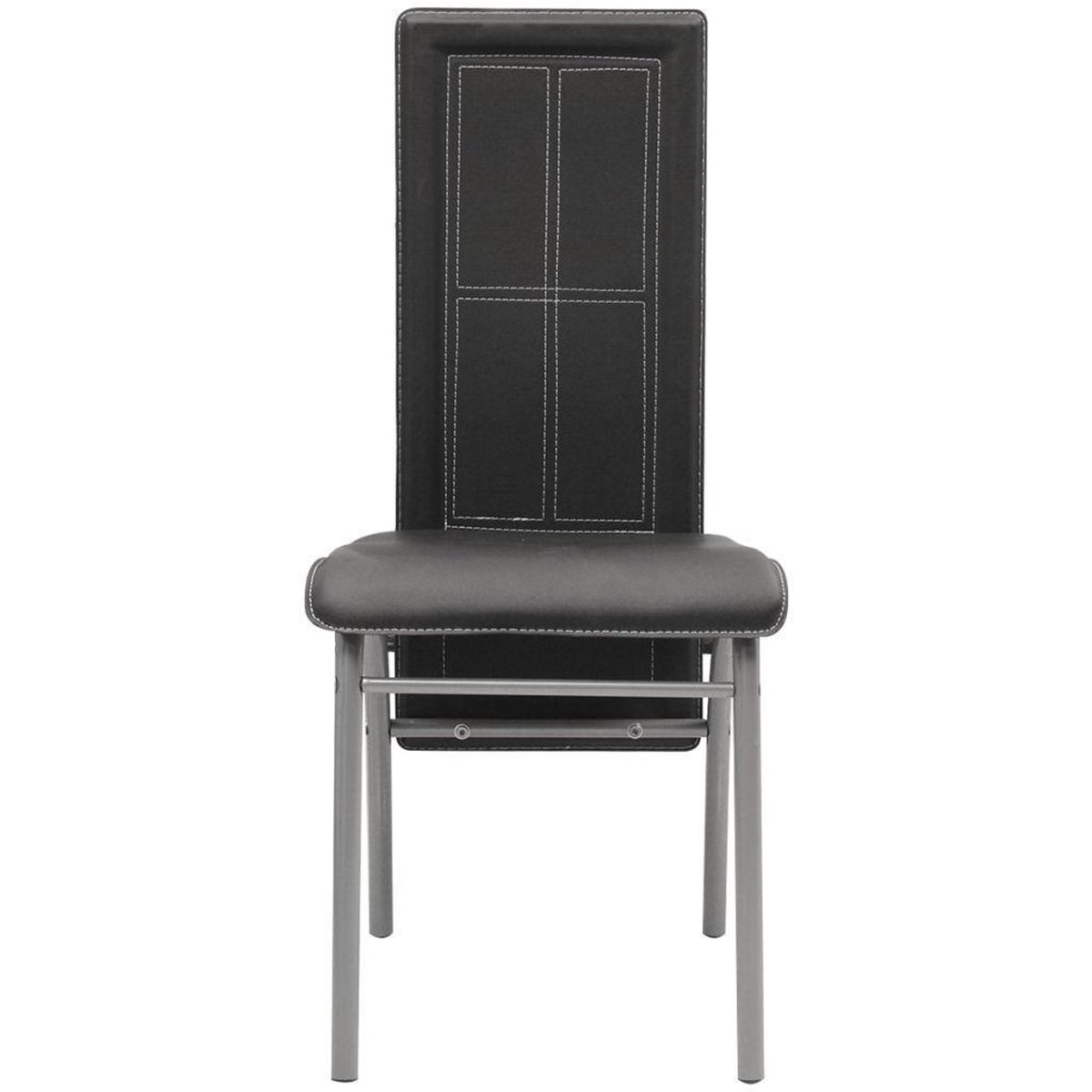 Vidaxl Eetkamerstoelen 6 St Kunstleer - Zwart