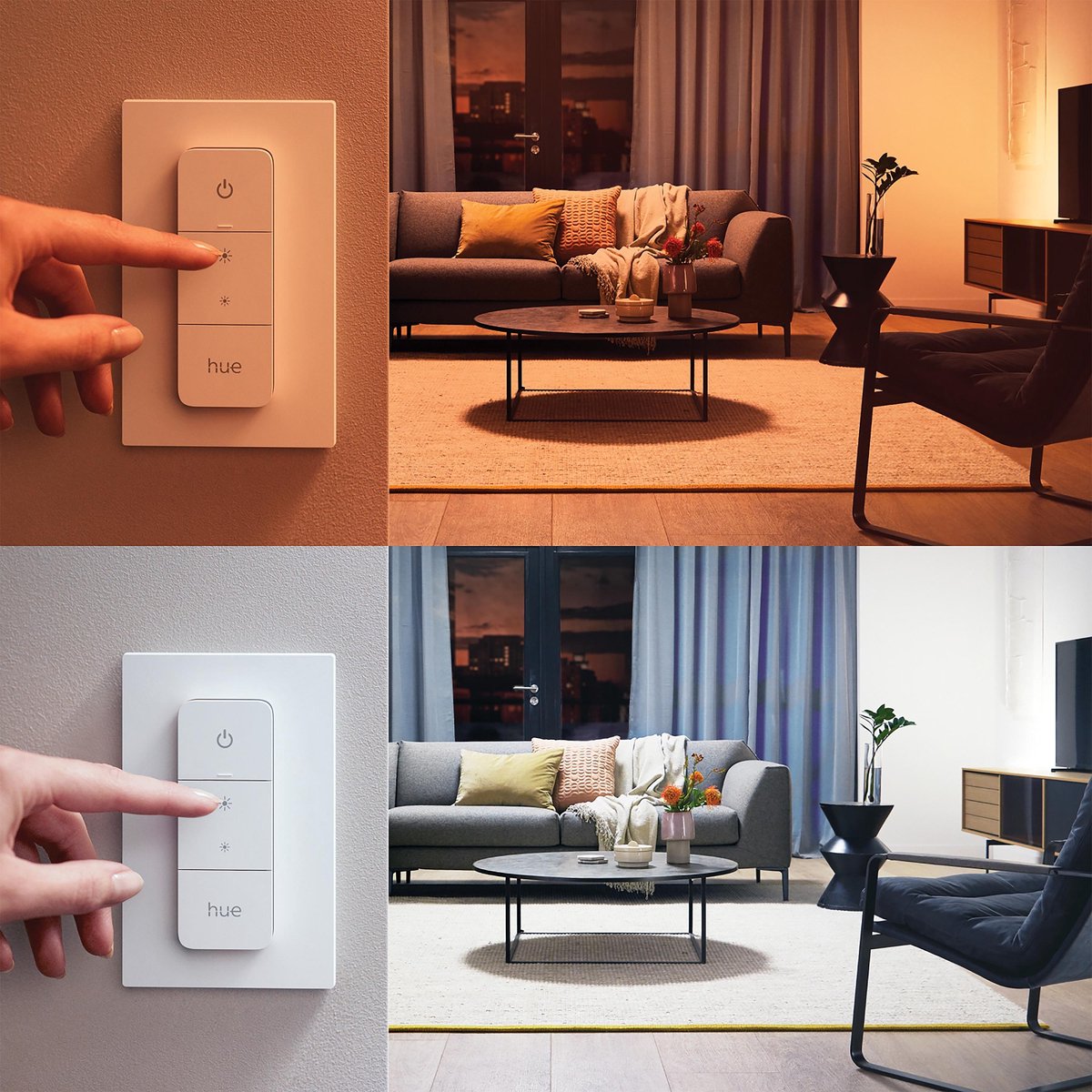 Philips Cher hanglamp White Ambiance - Zwart