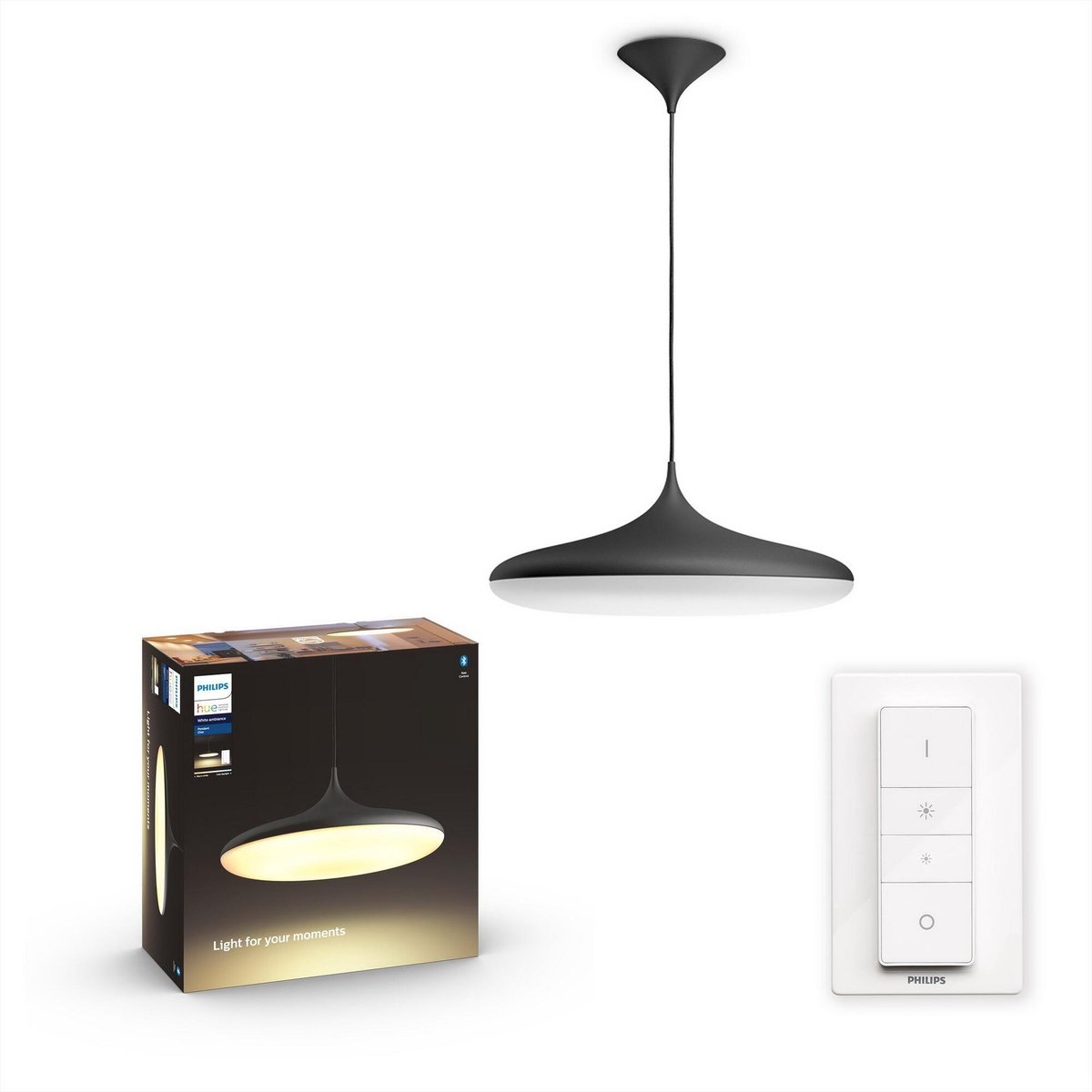 Philips Cher hanglamp White Ambiance - Zwart