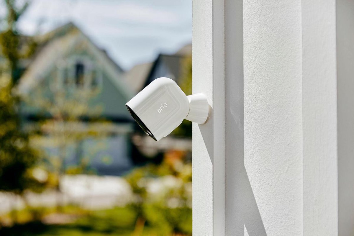 Arlo Pro 3 set met 4 camera's wit - Zwart