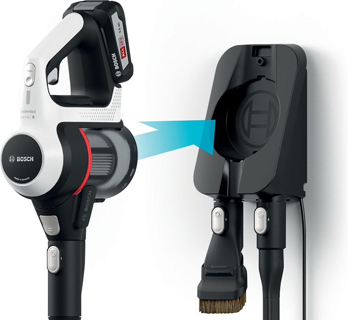 Bosch BCS612KA2 Unlimited 6 Zilver - Zwart