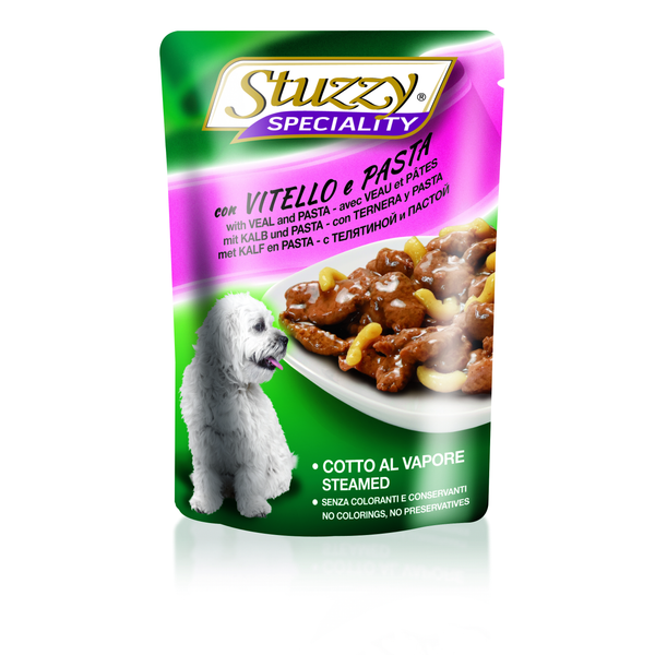 Stuzzy Pouch Adult 100 g - Hondenvoer - Kalfsvlees&Pasta