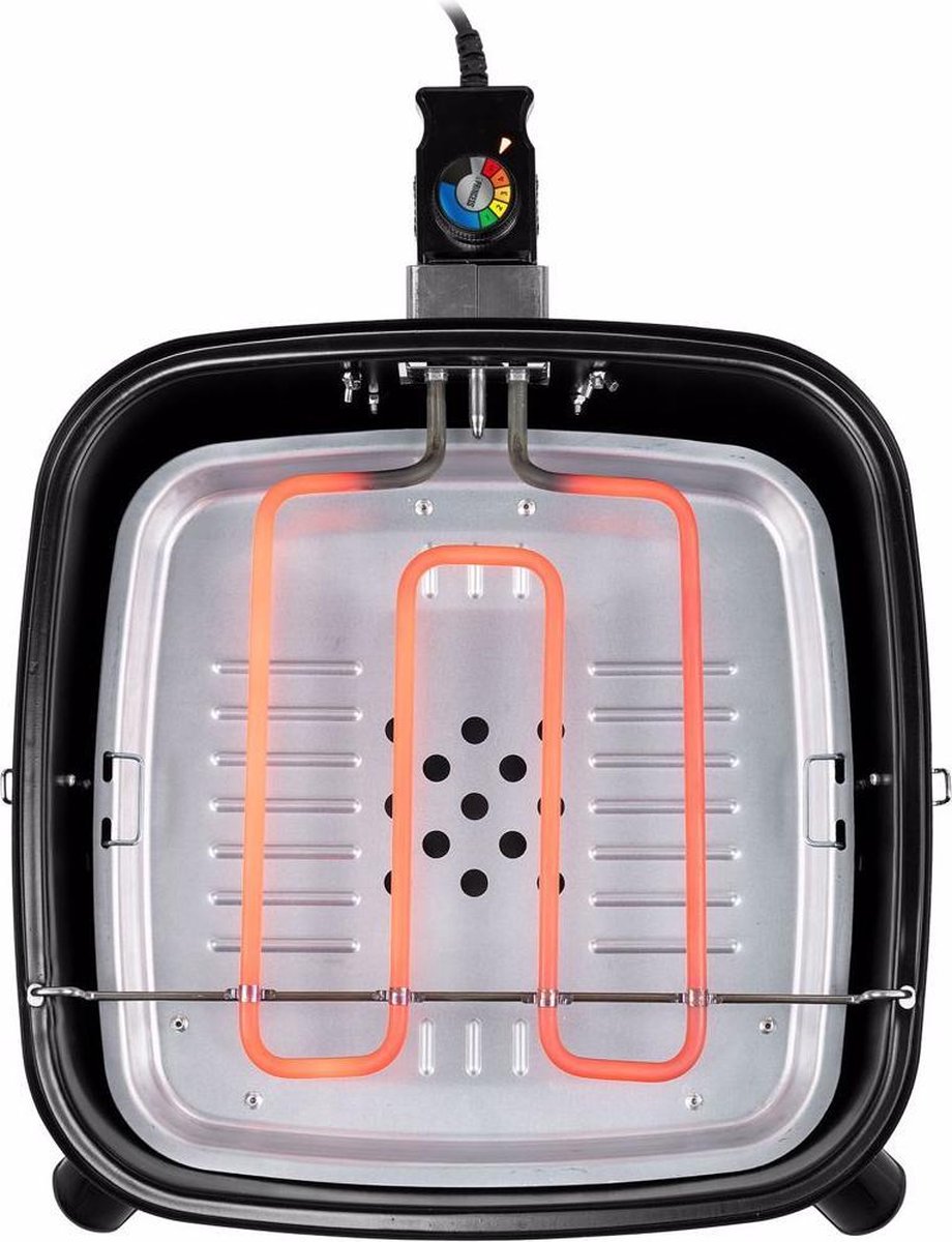 Princess 112256 Portable Hybride Barbecue - Zwart