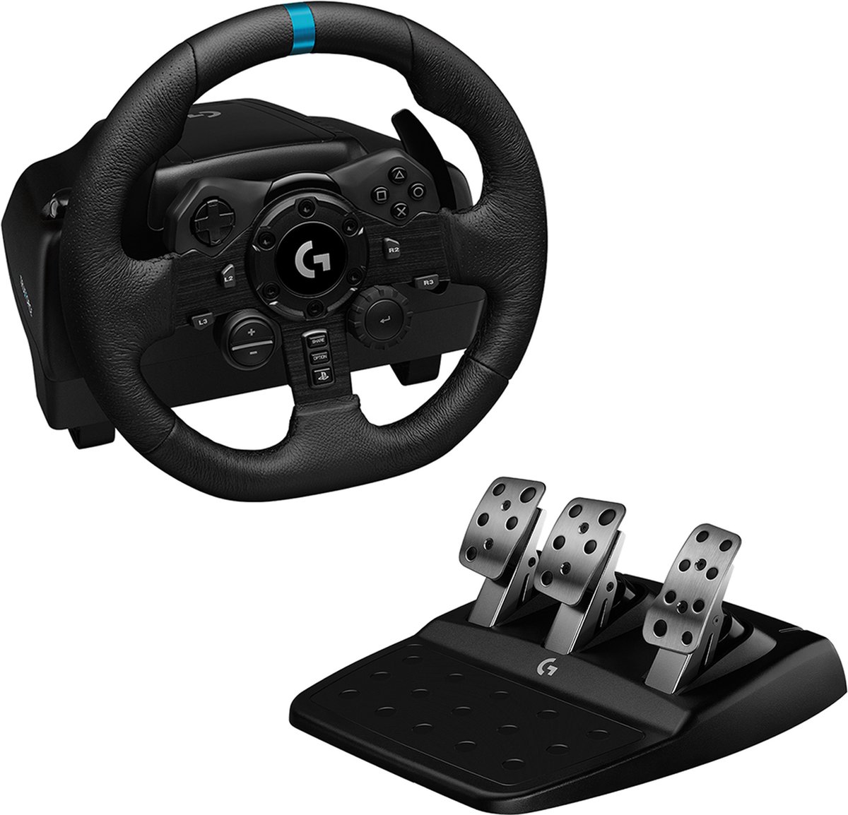 Logitech G G923 Racestuur en -pedalen - PS5/PS4/PC - Zwart
