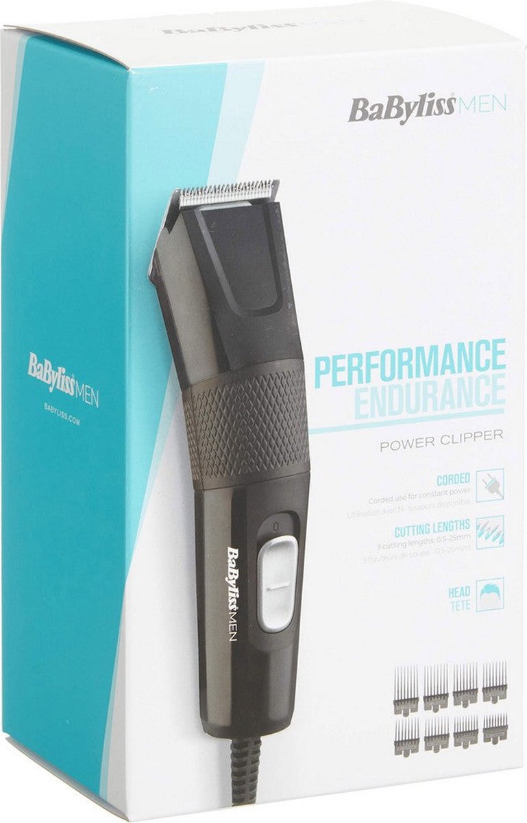 Corded Power Hair Tondeuse E756E - Zwart