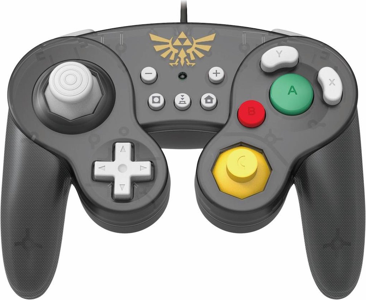Hori Smash Bros. Gamepad - Zelda - Grijs