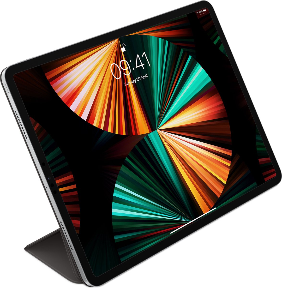 Apple Smart Folio iPad Pro 12.9 inch (2021)/(2020) - Zwart