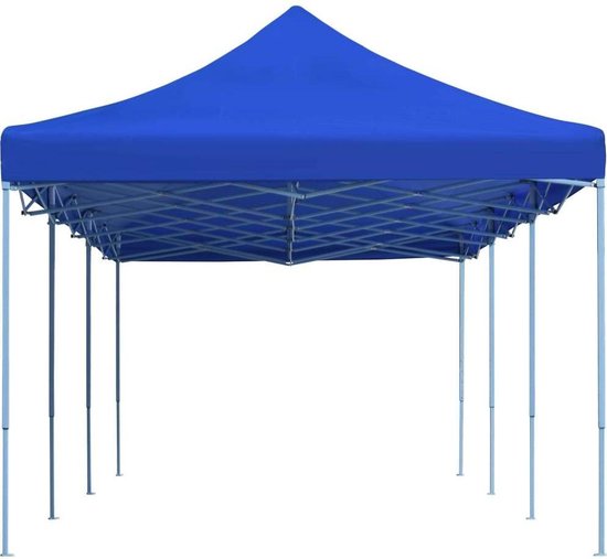 Vidaxl Vouwtent Pop-up 3x9 M - Blauw