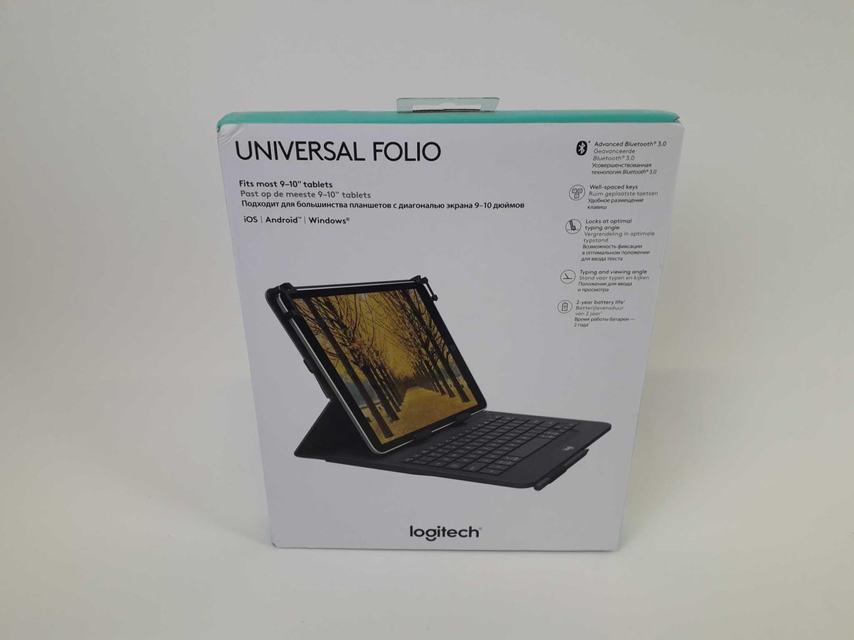 Logitech Universal Folio voor 9-10 inch - Zwart