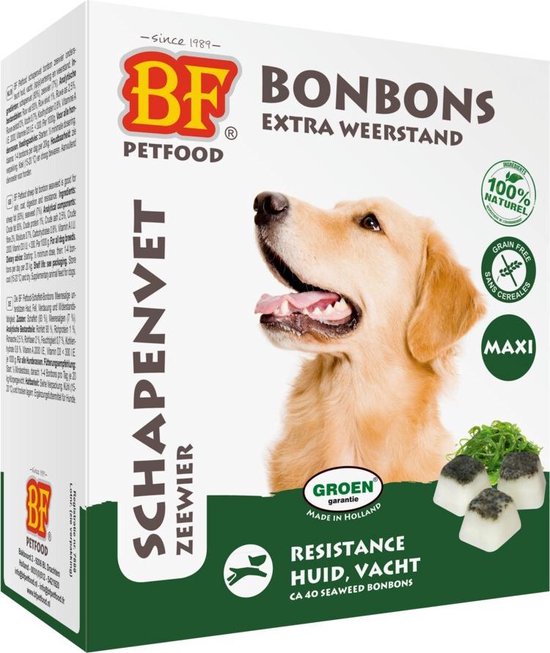 Biofood Schapenvet 40 stuks - Hondensnacks - Zeewier&Vet