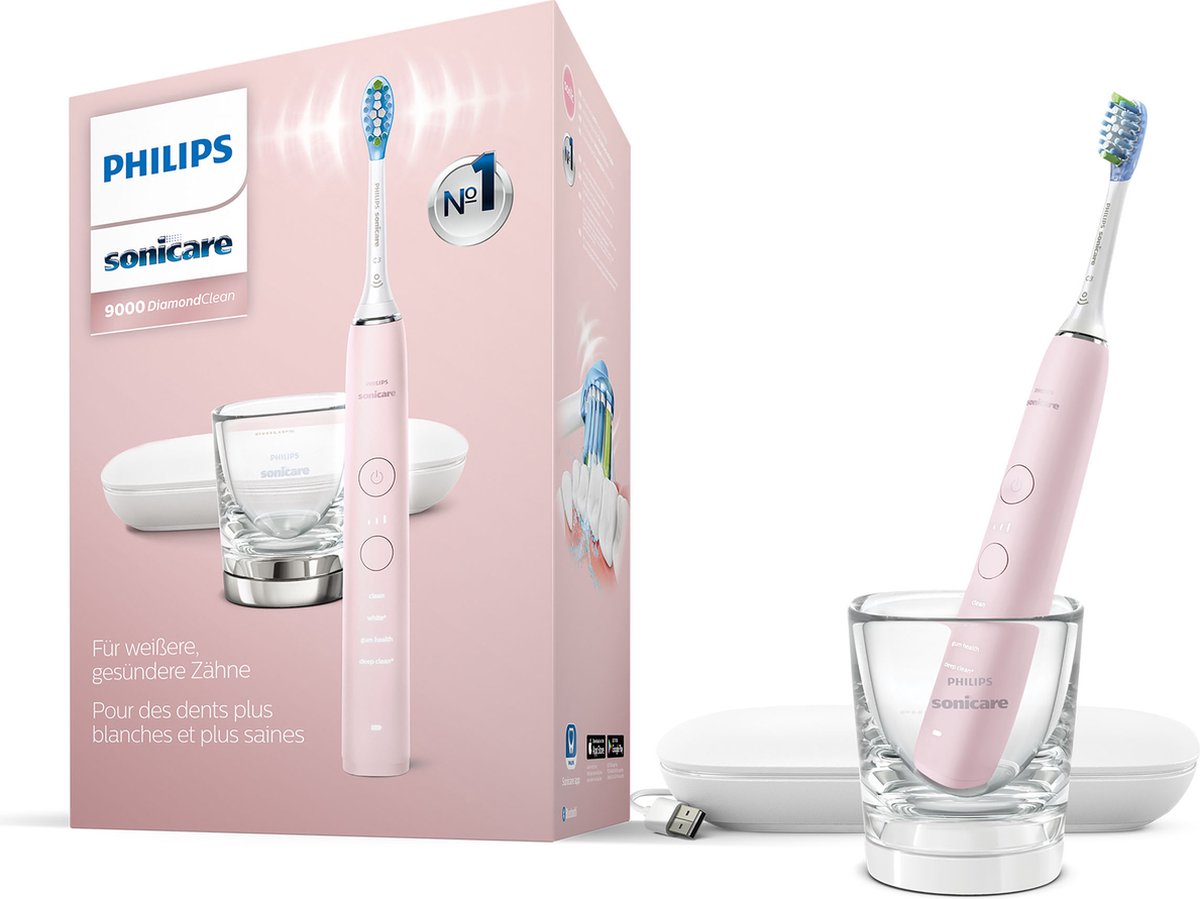 Philips DiamondClean 9000 HX9911/29 - Roze