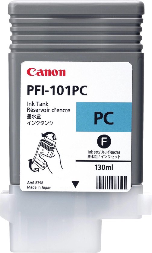 Canon PFI101 - Inktcartridge / Foto Cyaan