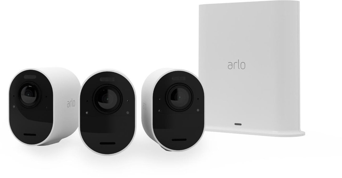 Arlo Ultra 2 4K 3-Pack - Wit