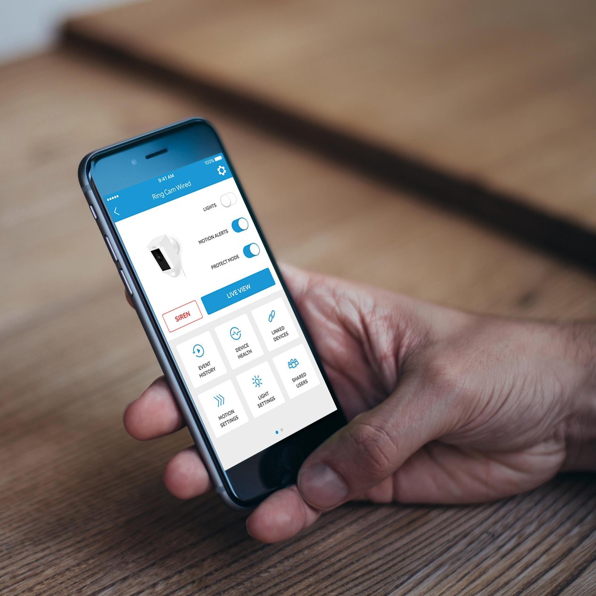 Ring Spotlight Cam Wired - Wit