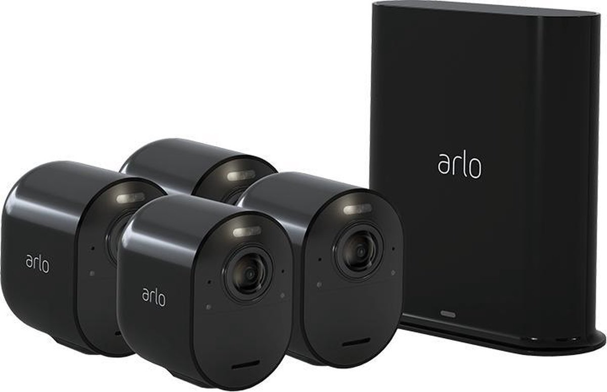 Arlo Ultra 2 4K 4-Pack - Zwart