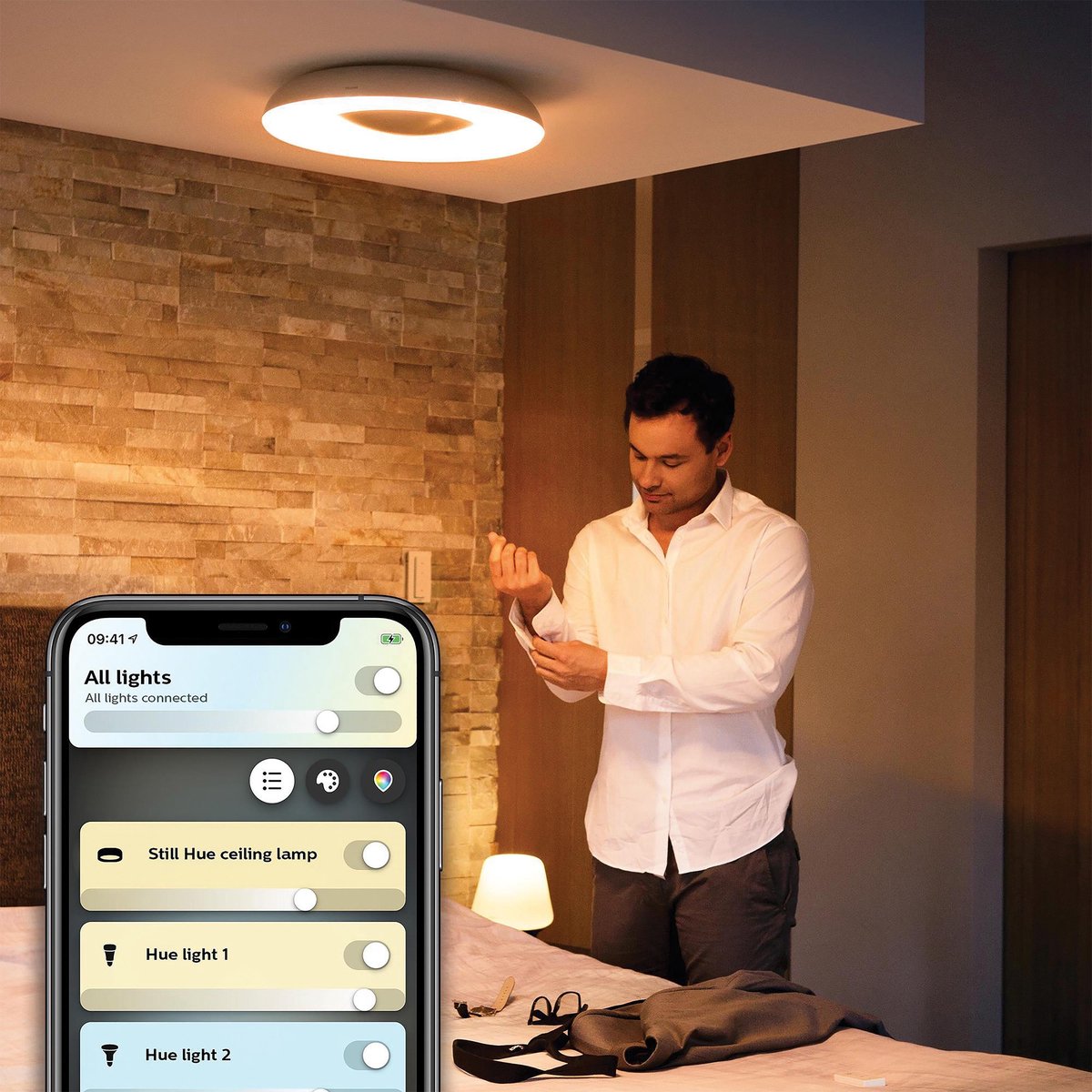 Philips Still plafondlamp Aluminium - Silver