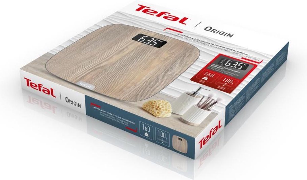 Tefal PP1600 Origin Hout - Bruin