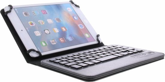 e Universele Bluetooth Keyboard Case Voor 7-8 Inch Tablets - Zwart