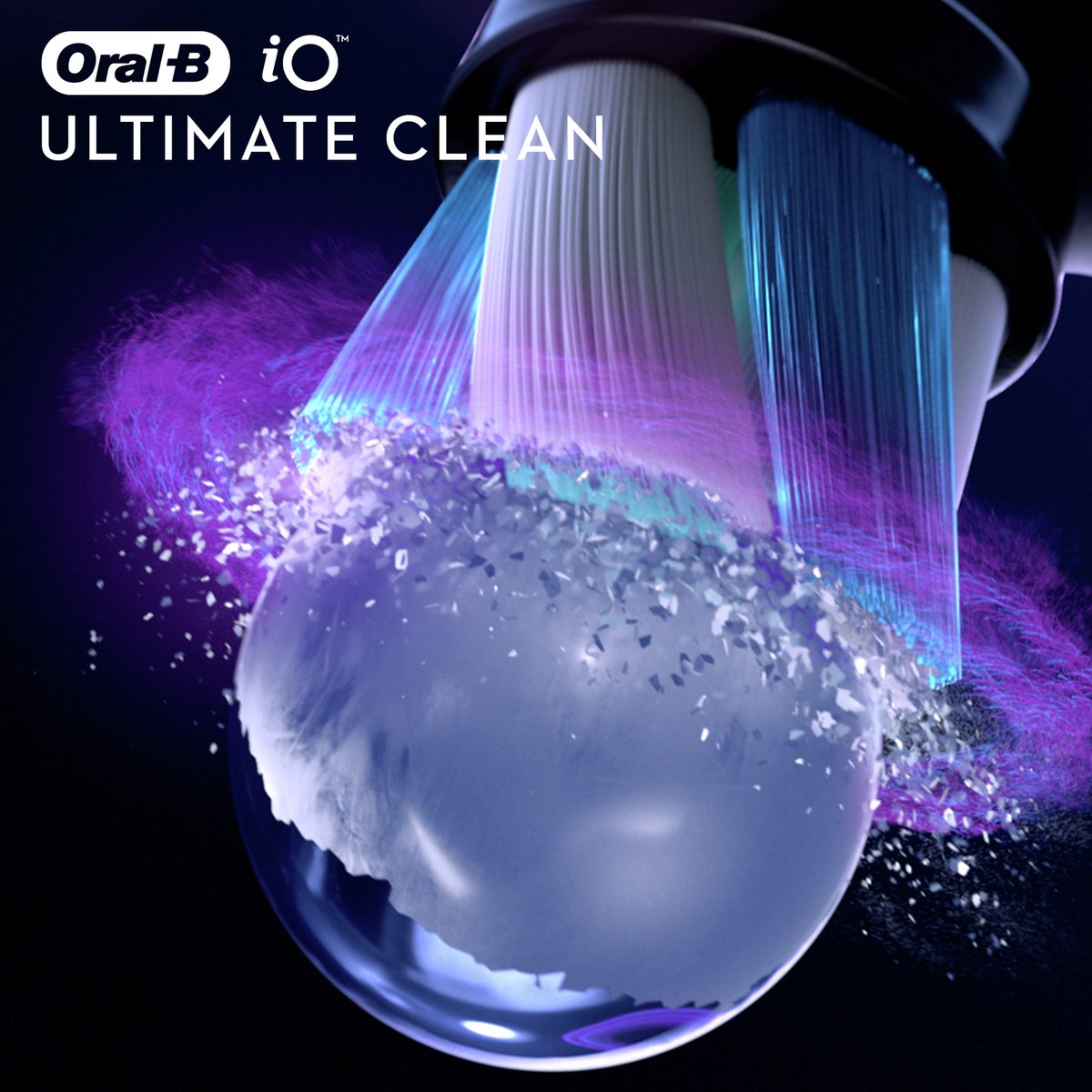 iO Ultimate Clean Opzetborstel (2 stuks) - Zwart