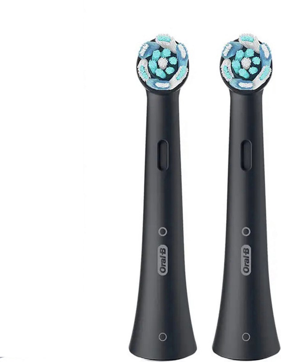 iO Ultimate Clean Opzetborstel (2 stuks) - Zwart