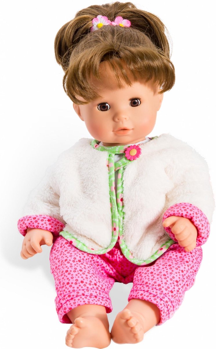 Heless Dubbelzijdige Jas Met Broek Voor Een Pop Van 35-45 Cm - Roze