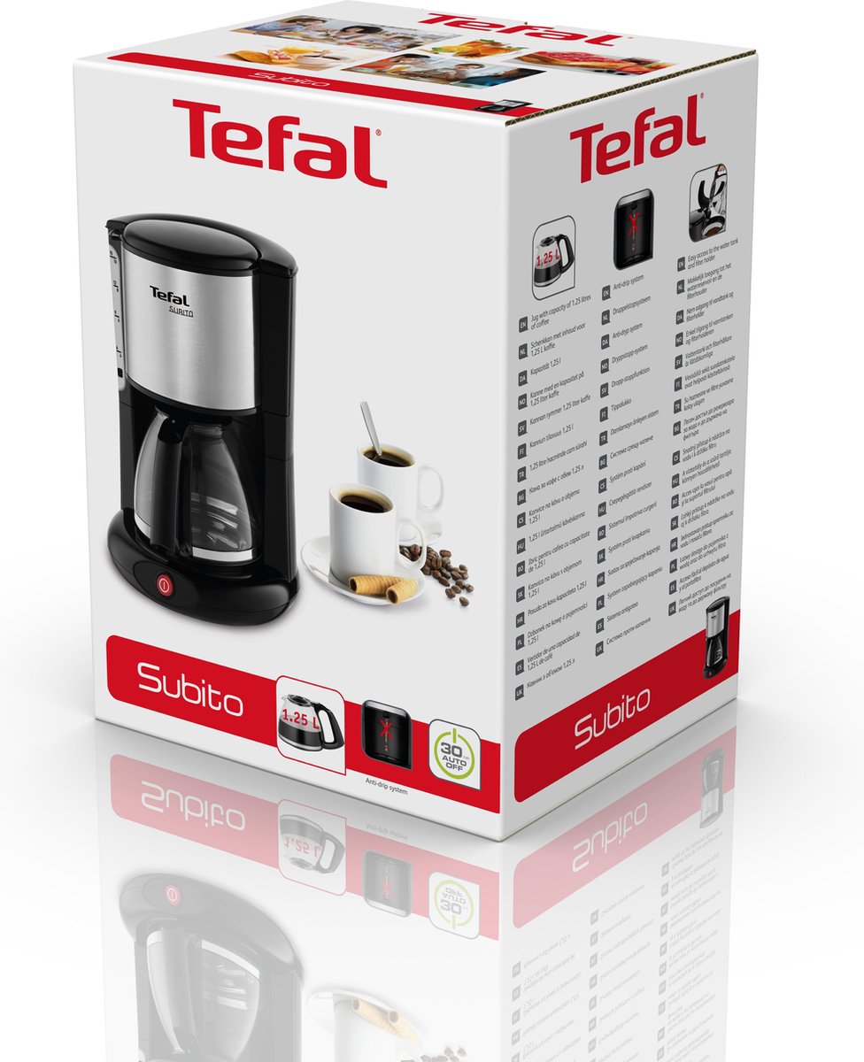 Tefal Subito CM3608 - Zwart