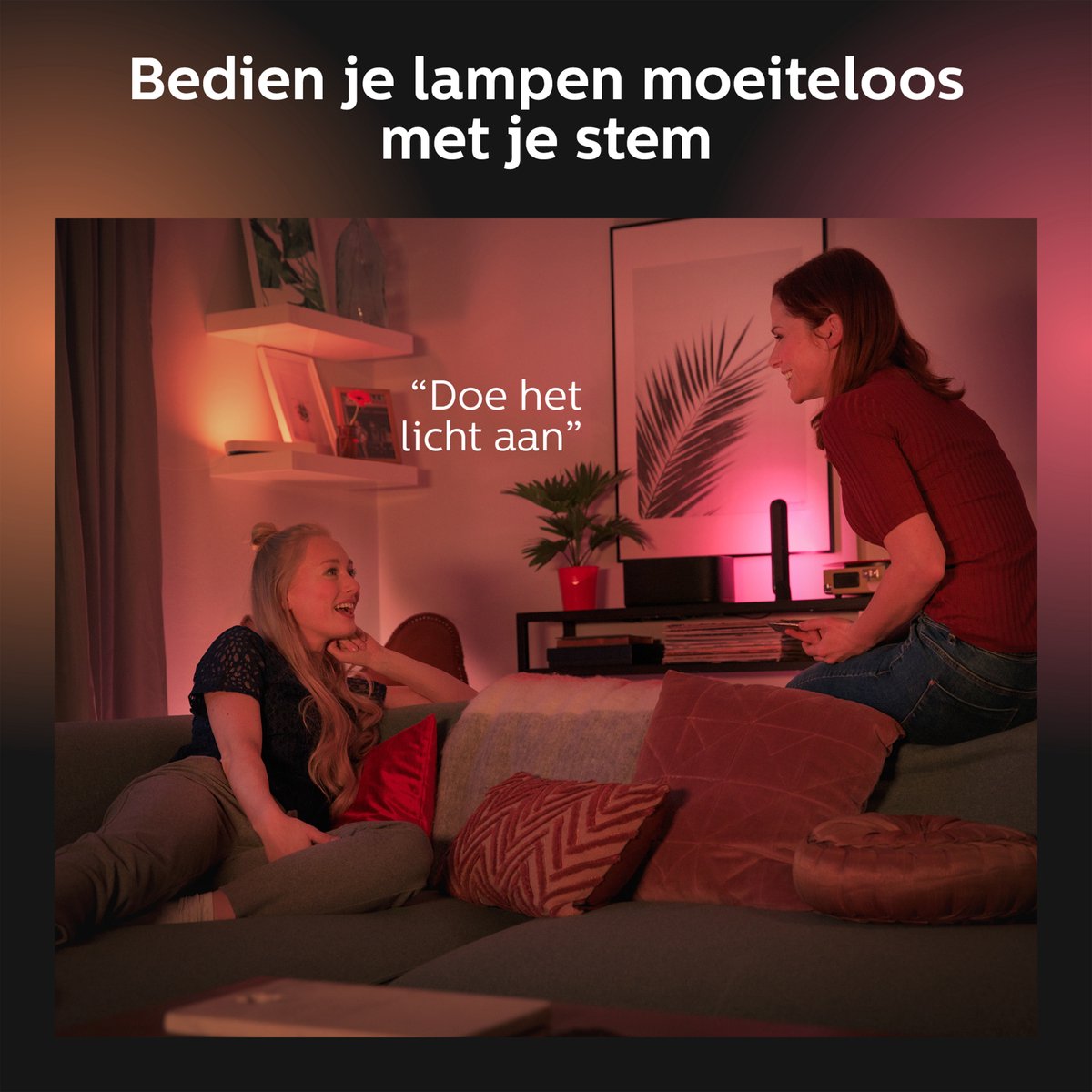 Play Lichtbalk White & Color Uitbreiding - Zwart