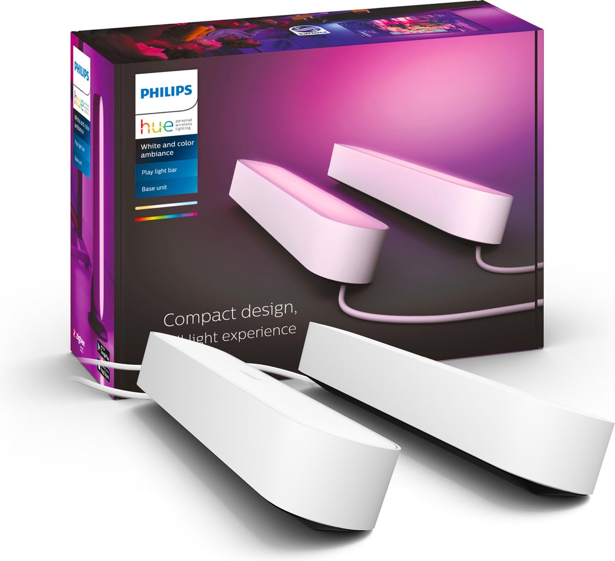 Play Lichtbalk White & Color Duo Pack - Blanco