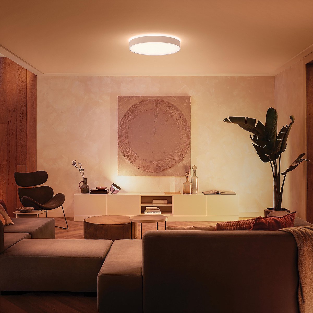 Philips Enrave XL plafondlamp White Ambiance - Wit