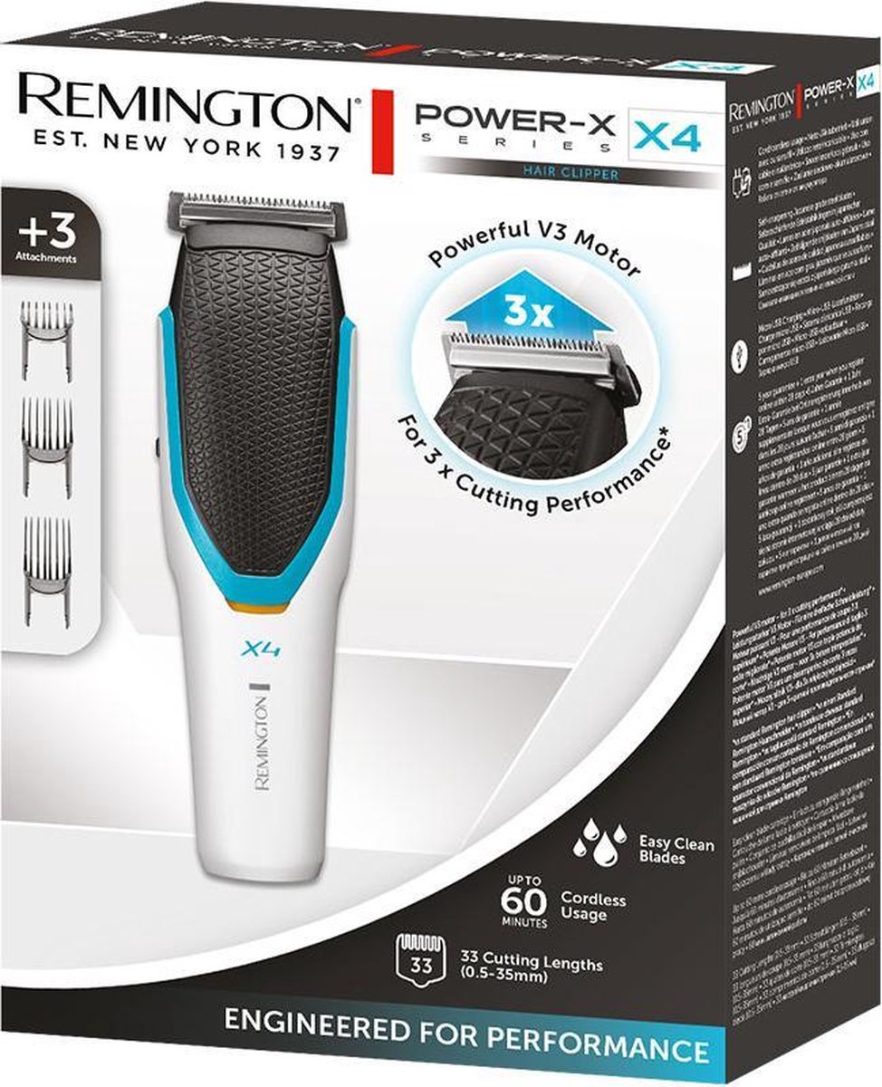 Remington Power-X Series X4 HC4000 - Zwart