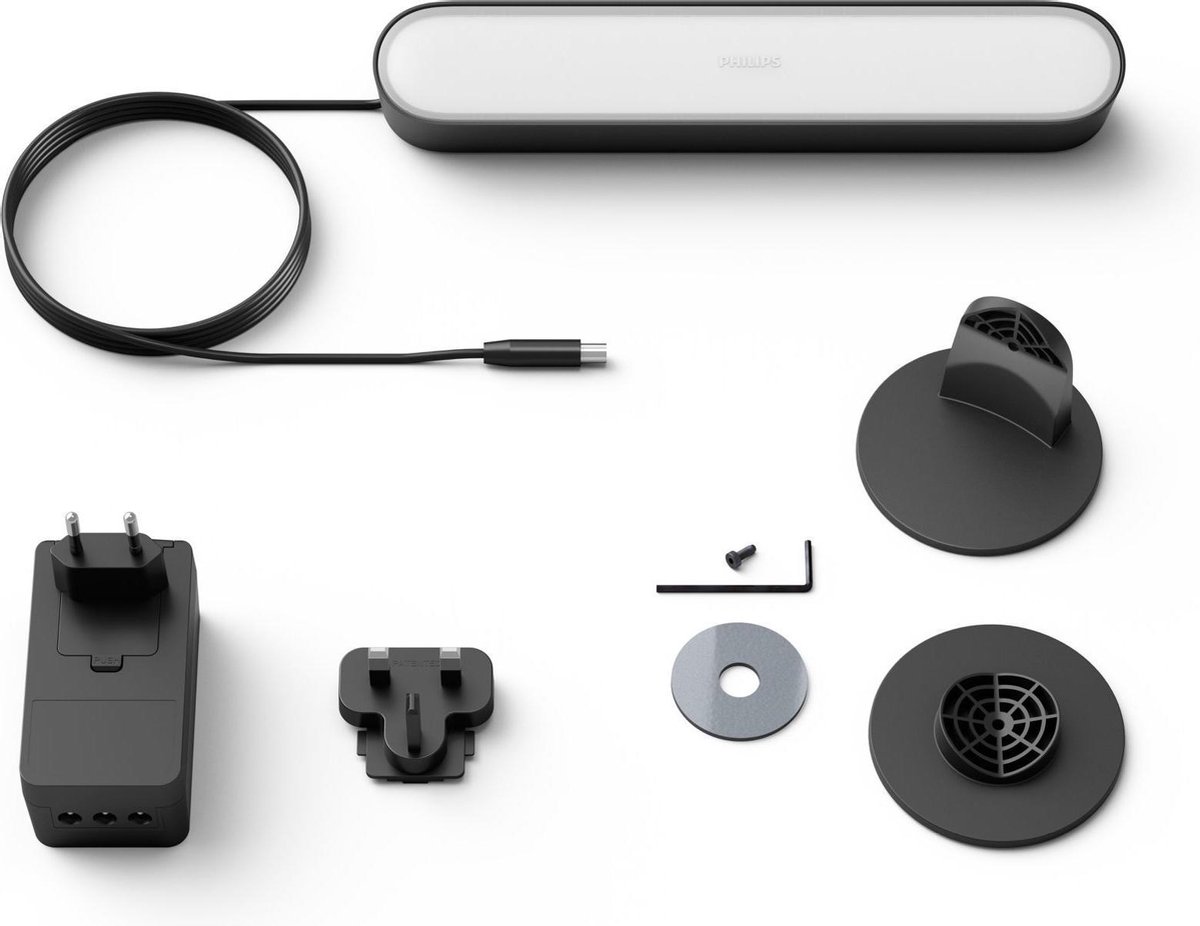 Play Lichtbalk White & Color 1 Stuk - Zwart