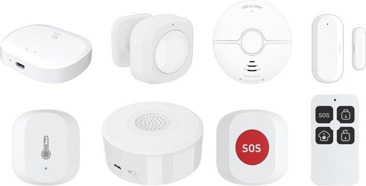 WOOX Zigbee R7073 Alarmsysteem Security Kit Pro