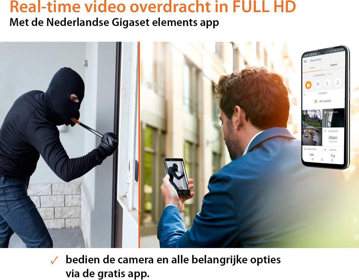 Gigaset outdoor camera - Wit
