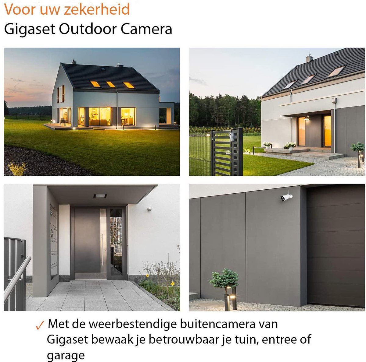 Gigaset outdoor camera - Wit