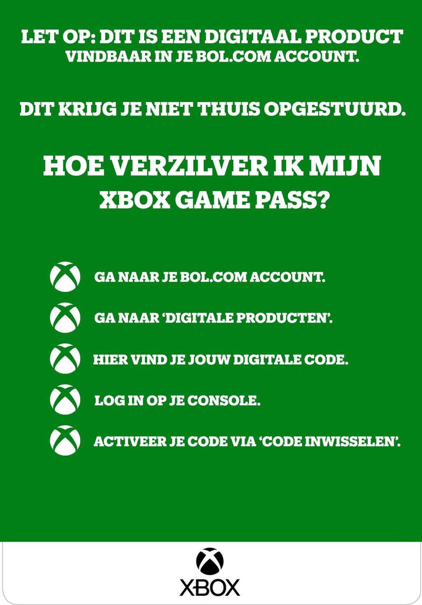 Back-to-School Sales2 Xbox Game Pass Console lidmaatschap 3 maanden - direct download