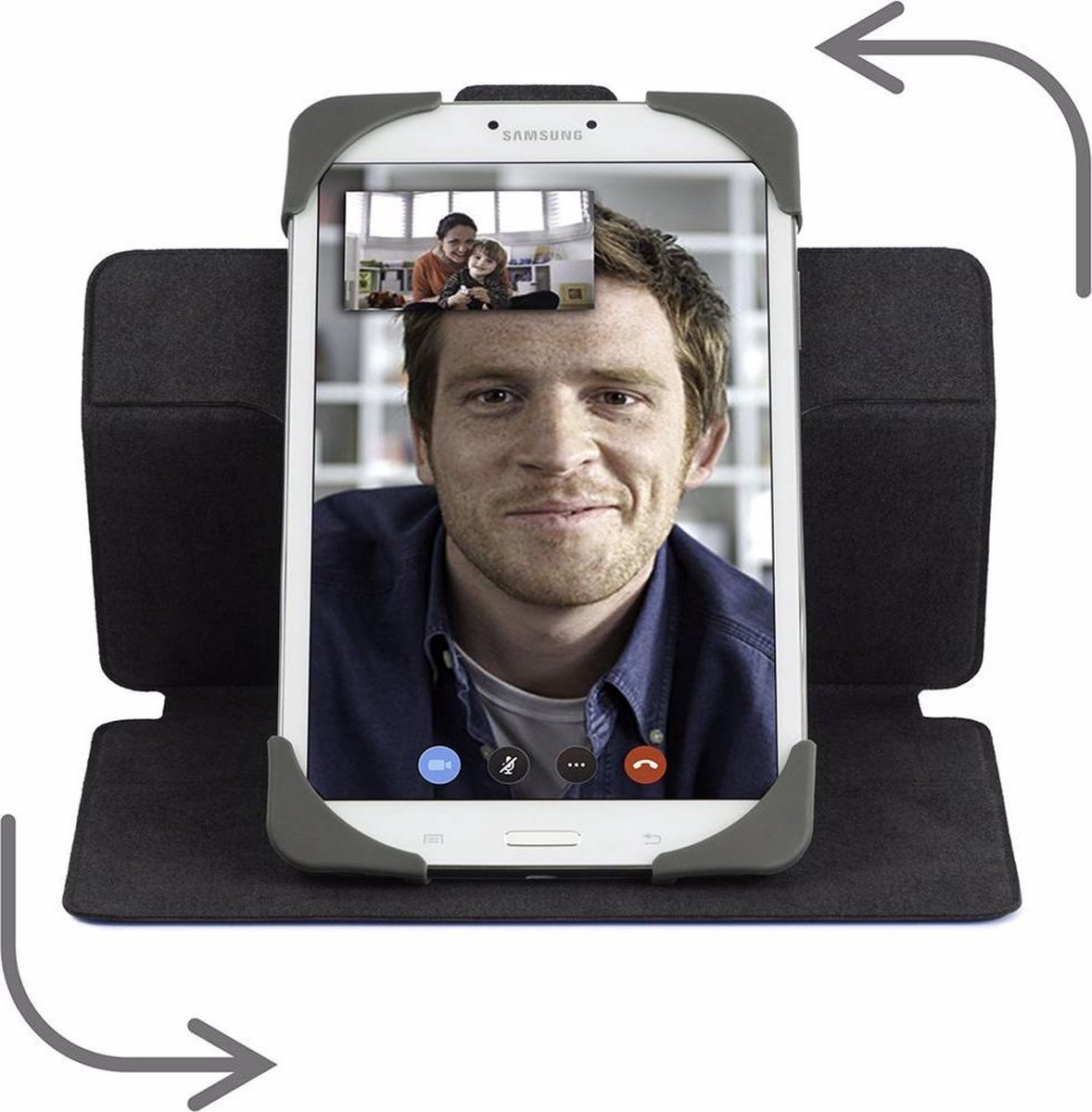 Targus Safefit Rotating Universele 9 inch - 10,5 inch Book Case - Blauw