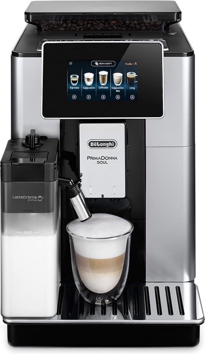 DeLonghi De&apos;Longhi espresso apparaat PrimaDonna Soul ECAM610.55.SB