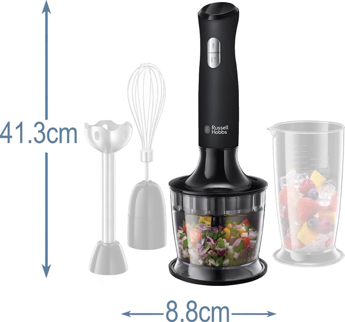 Russell Hobbs 3-in-1 staafmixer 24702-56 Desire - Zwart