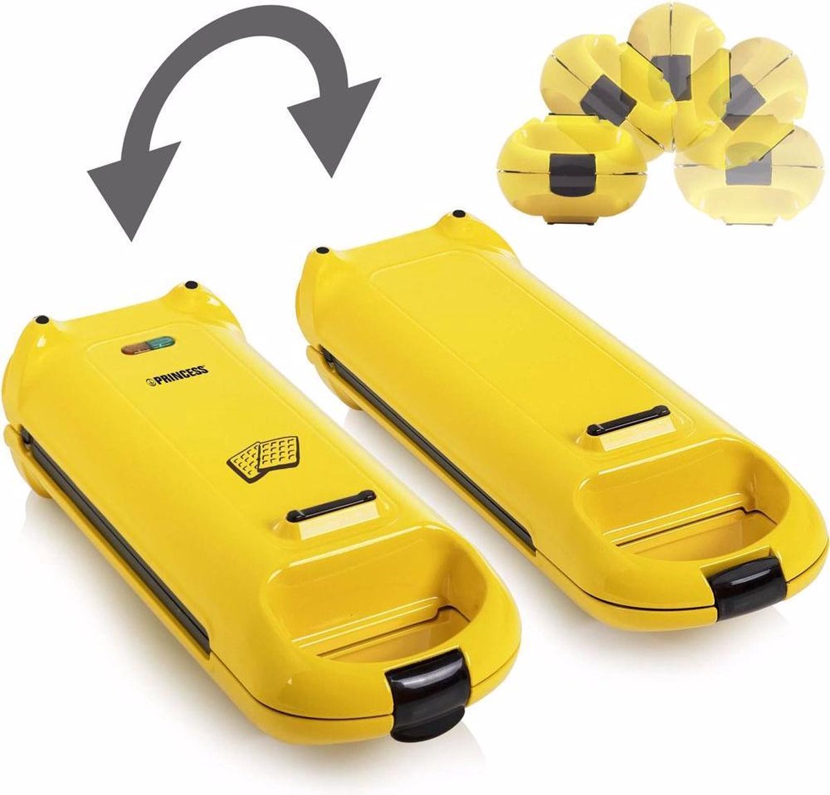 Princess wafelmaker 132406 Waffle Maker Flip - Zwart