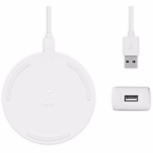 Belkin 10W draadloze oplader met USB-A/Micro-USB kabel - Wit