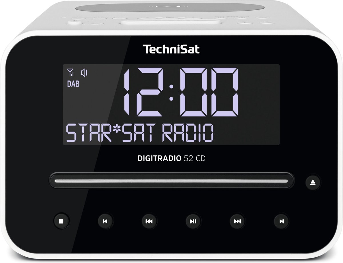 TechniSat wekkerradio Digitradio 52 CD - Wit