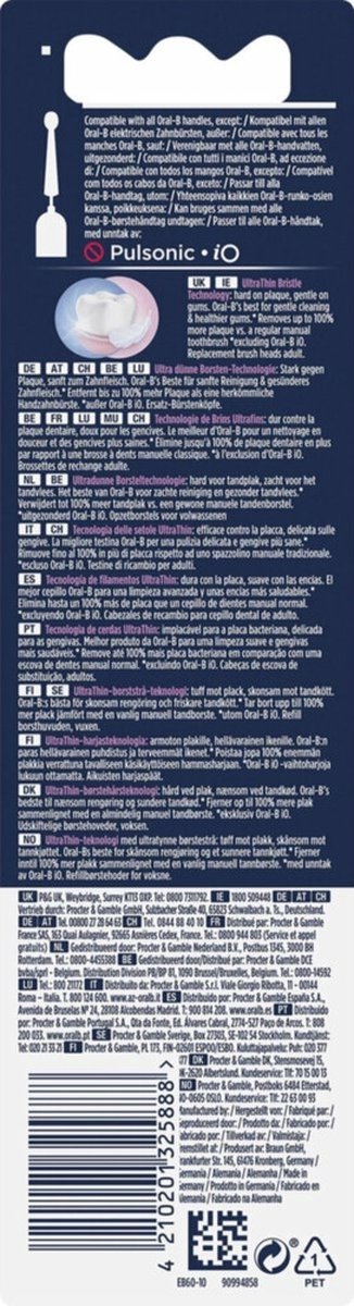 Sensitive Clean Opzetborstel 10 stuks