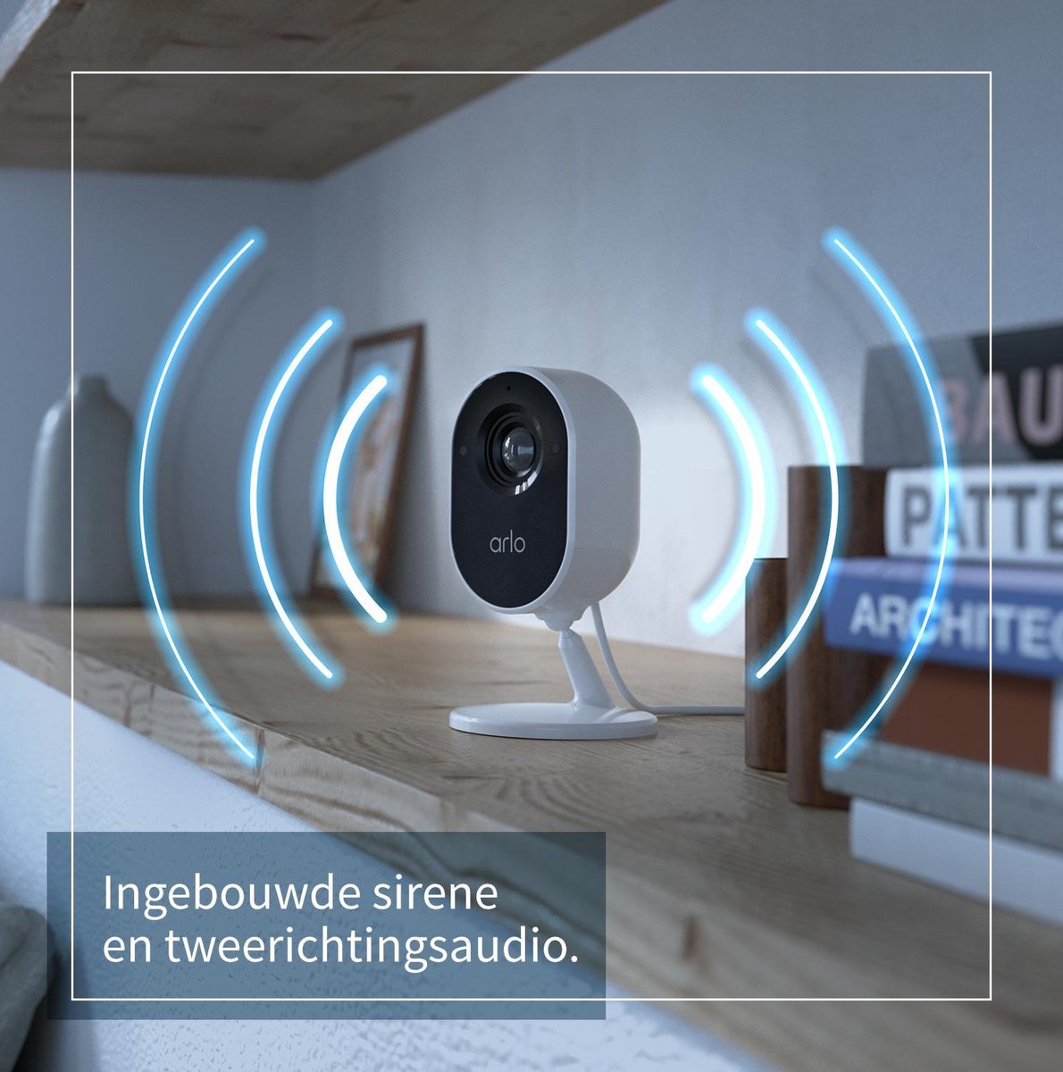 Arlo Essential Indoor Camera - Zwart