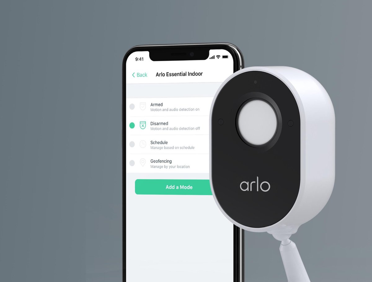 Arlo Essential Indoor Camera - Zwart