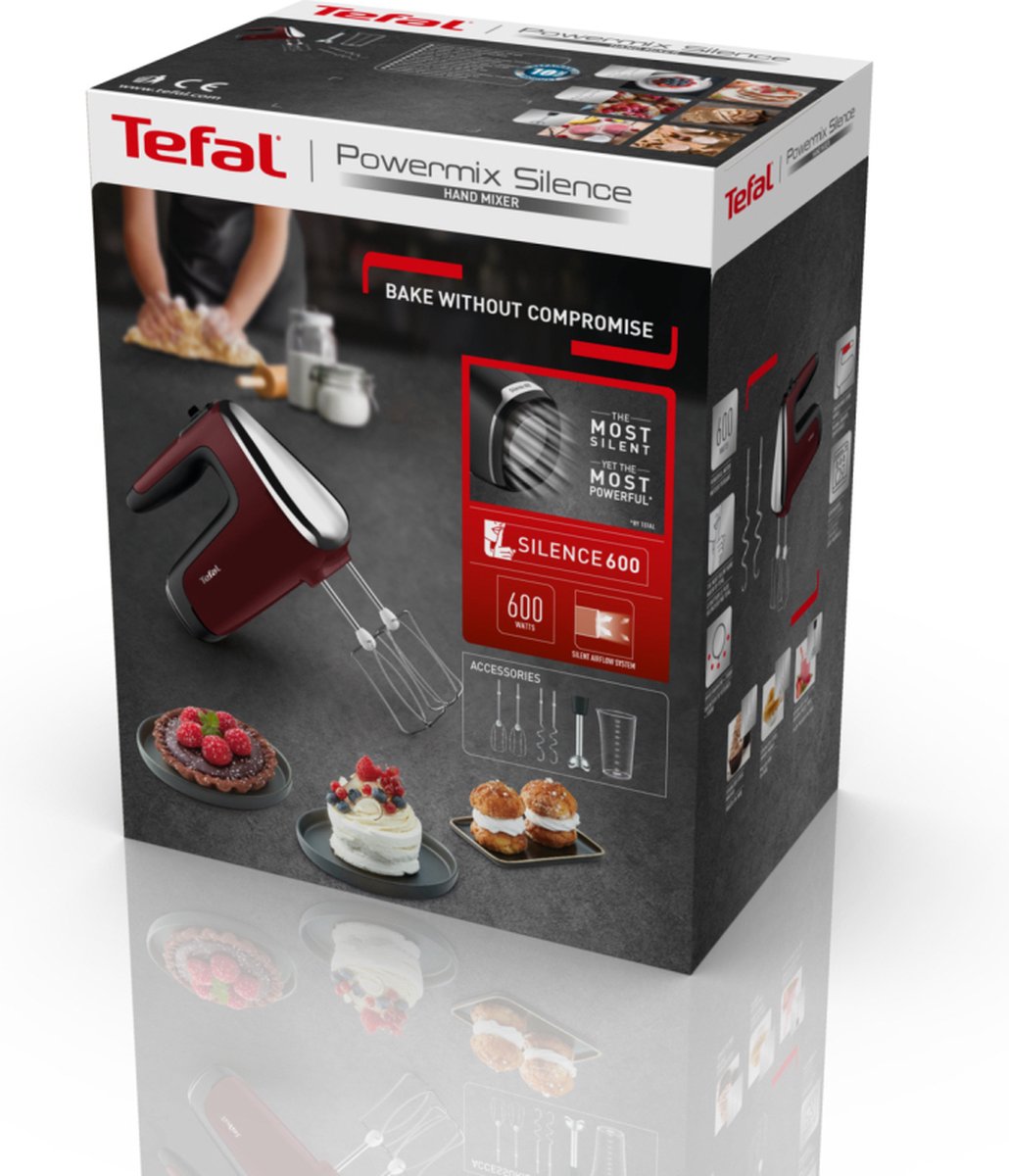 Tefal mixer HT6525 - Rood