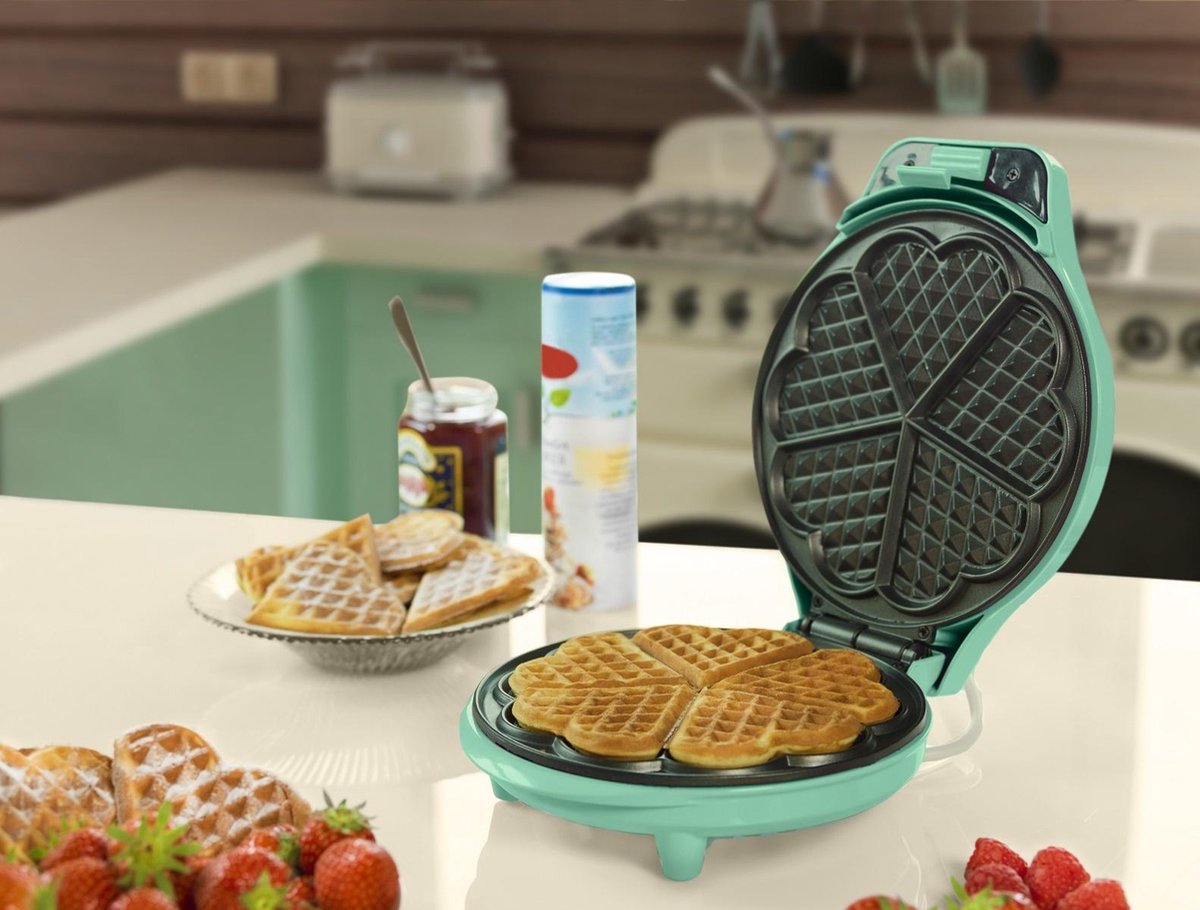 Bestron wafelmaker ASW217M - Groen