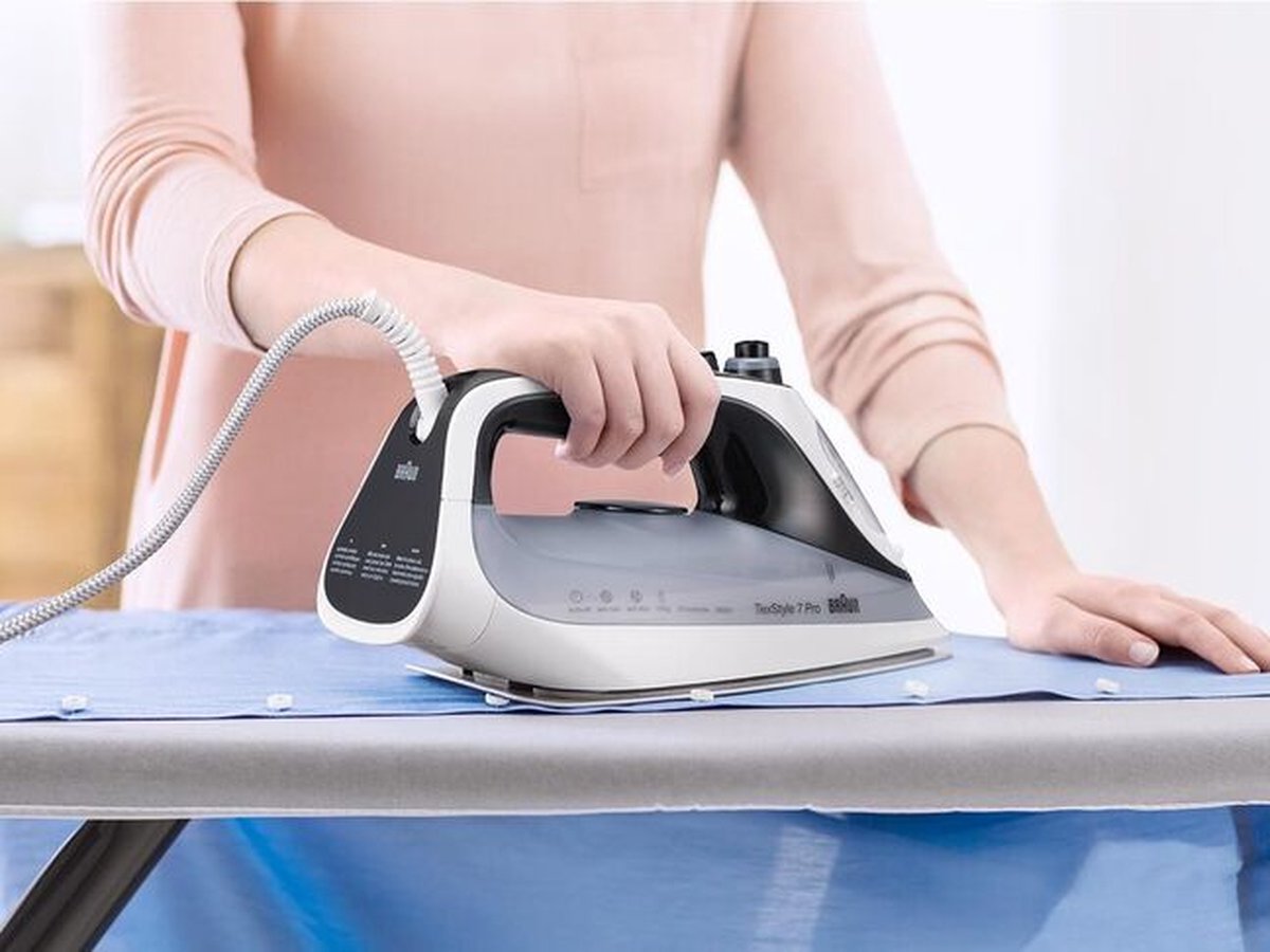 Braun stoomstrijkijzer SI7149WB (Wit/) - Zwart