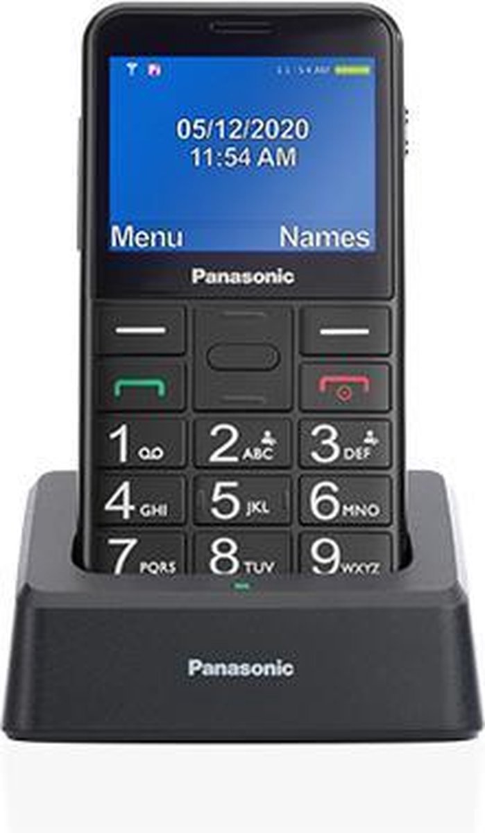 Panasonic mobiele senioren telefoon KX-TU155EXBN - Zwart