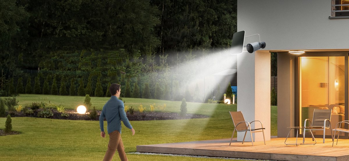 Elife 2K+ Standalone Smart Home Battery Camera - Zwart