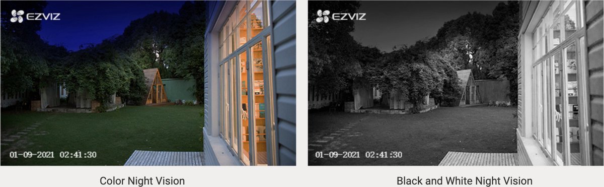 Elife 2K+ Standalone Smart Home Battery Camera - Zwart